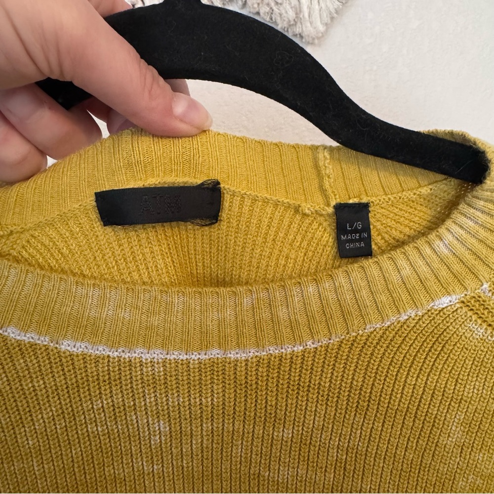 ATM Anthony‎ Thomas Melillo Ribbed Cashmere Blend Sweater - Picture 6 of 8
